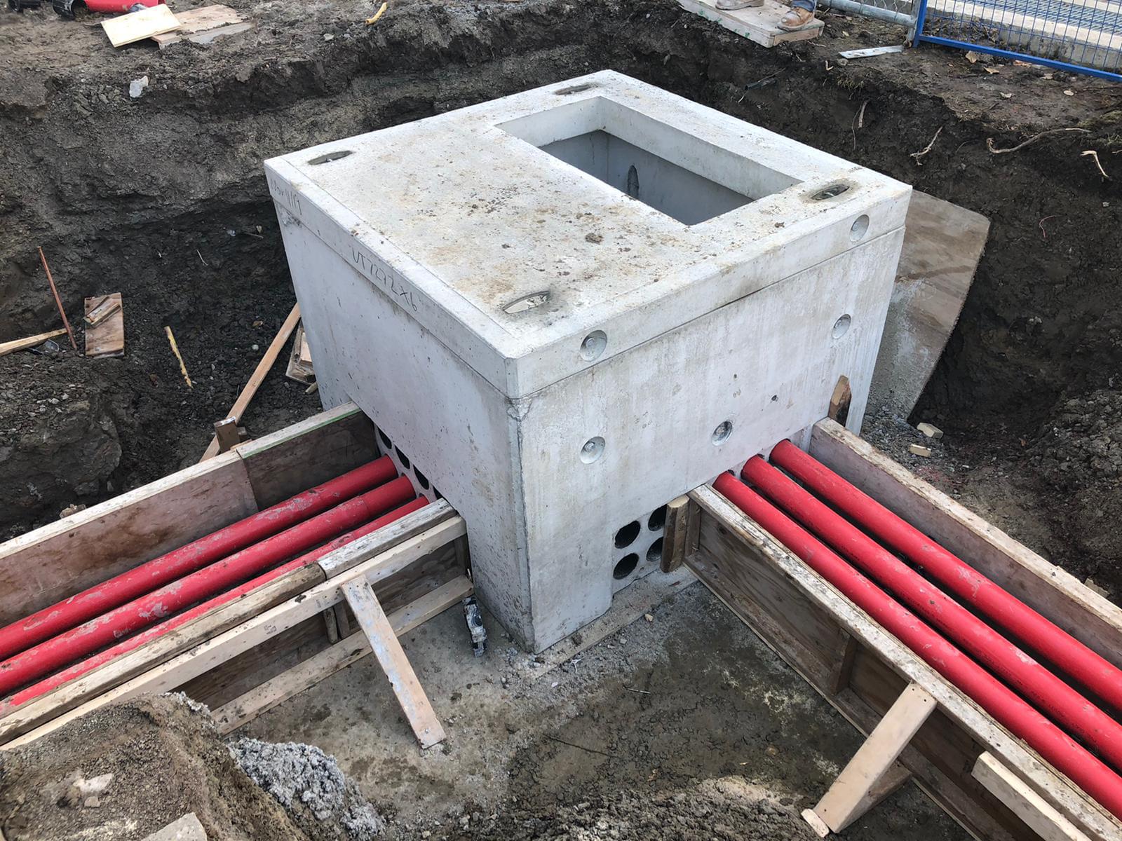 Electric Duct Bank Installation 